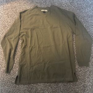 Tommy Bahama Olive Green V-Neck Sweater